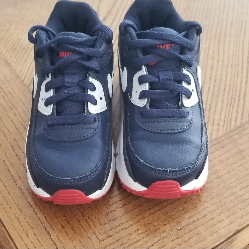 Nike Blue and White Sneakers with Sporty Design